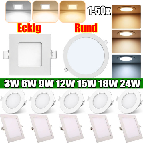 Led einbauleuchte panel - einbauleuchte,