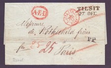 Vorphila Brief 1842 aus REVAL