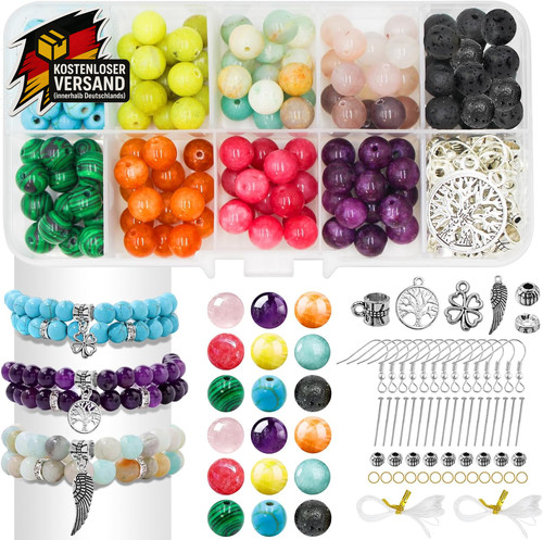 Edelstein perlen set - perlen, für