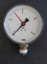 WIKA Rohrfedermanometer (bis 4 bar) Standartausführung, Typ 111.10 /S