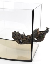 Aquarium Deko Schiff 2-teilig