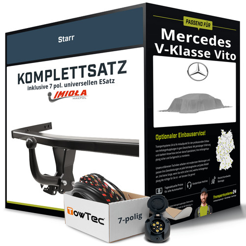 Anhängerkupplung starr für
