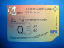 94/95 Ticket BVB Dortmund VFB