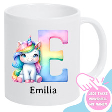Tasse einhorn namenstasse - einhorn,