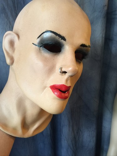 Latexmaske kate extrem - latexmaske,