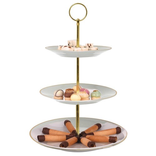 Etagere rund aus keramik - etagere, mit