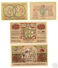 Banknoten notgeld stadt - notgeld,