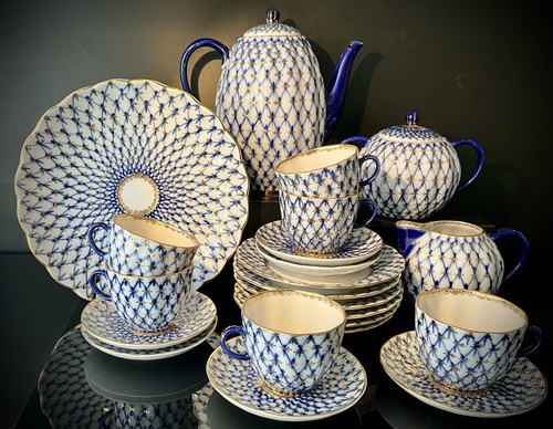 Kaffeeset porzellan kobaltnetz - kaffeeset,