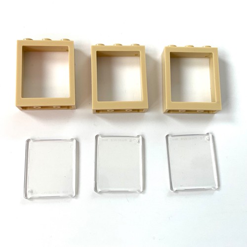 Lego fenster 1x3x3 mit glas - lego,