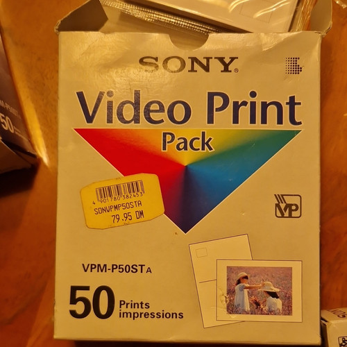 Sony video print pack - video,