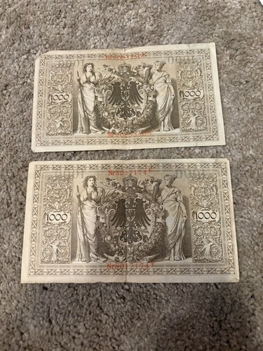 Reichsbanknote 1000 mark 21 - mark,,
