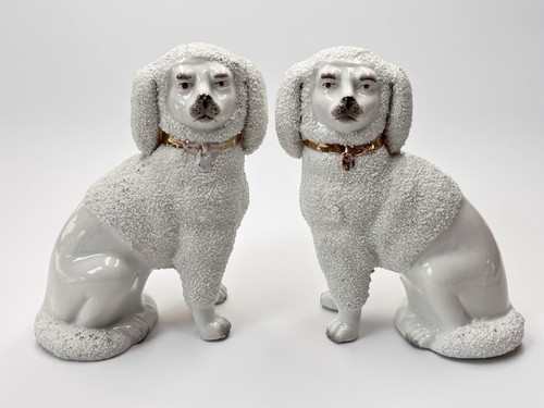 Paar staffordshire pudel - paar,