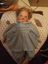 Sammlerpuppe Hannah Kopf u. Glieder Aus Porzellan