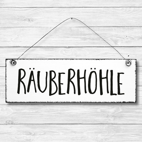 Deko tür wand schild holz - schild,