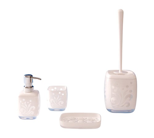 4tlg set bad accessoires wc - bad,
