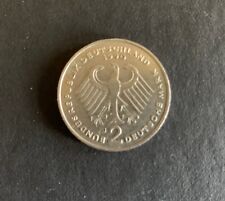 2 Deutsche Mark Münze D-Mark 1990 J Sonderumlaufmünze