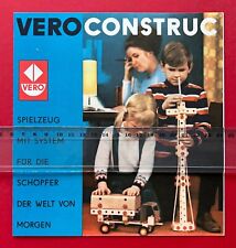 DDR Reklame Prospekt 1970 VERO CONSTRUC Programm Spielzeug  ( F22830