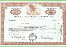 Federal Bowling Centers, Inc