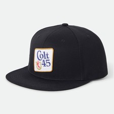 BRIXTON COLT 45 MP SNAPBACK CAP BLACK
