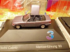 PC: BMW 325 i Cabrio E36 " Markteinführung 93"+ Hardtop #OVP#Herpa#1:87=H0