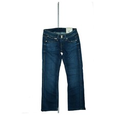 Pepe Jeans Banj stretch 3/4 Hose Low W Capri Bermuda Short W26 dunkel Blau NEU.