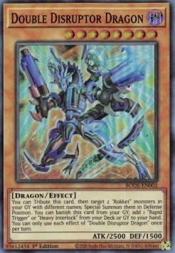 Yugioh double disruptor dragon - yugioh,