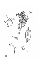 Türschloss rechts hinten Opel