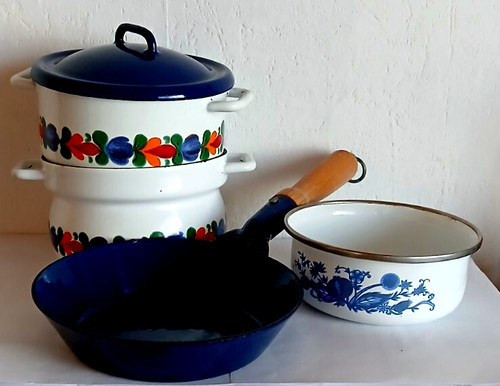 Teiliges set emaille - 5-teiliges,