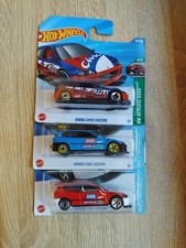 Hot Wheels Honda Civic EG6 / B16A2 /VTEC /VTI / 3 Custoum Modelle
