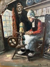 Antik Alt Ölgemälde Ölbild