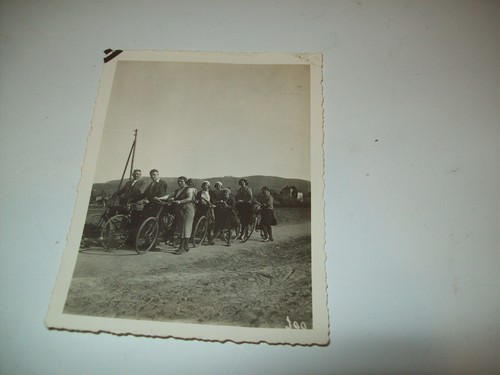Altes original foto fahrrad - altes,