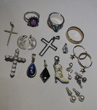 Modeschmuck Konvolut Silber