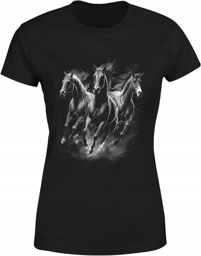 Shirt mit pferdemotiv - t-shirt,