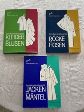 Fachbücher Schnittkonstruktion Schnittmuster Buch Set Damenmode Selten Vintage