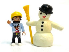 Playmobil Winter * Kind / Mädchen mit Schneemann