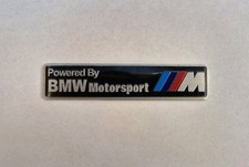 BMW Motorsport Emblem, Optik-Tuning fürs Auto, Aluminium, NEU