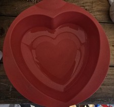 Tupperware Silikon Herz Backform Mikrowellen 3 D Silicon Form Gefrierform NEU