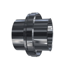 Edelstahl Übergang von