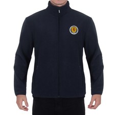 Scottish FA Scotland Herren Fleecejacke mit durchgehendem Reißverschluss – offizielles Fußballgeschenk für