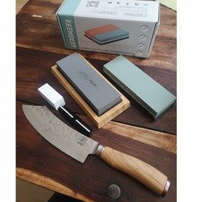 Schleifstein Set Japanisch, Wetzstein, Messerschärfer, Abziehstein, Wetstone