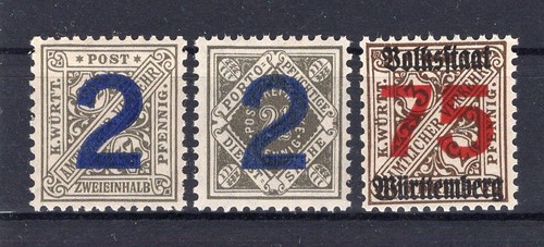 Württemberg 133 257 271 - württemberg, 133+257+271