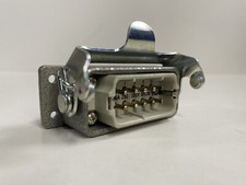 HTS Sockelgehäuse mit Stifteinsatz 10pol Male Harting Walther Multicore Stecker