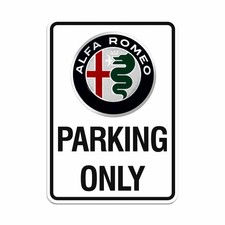 Alfa Romeo Schild Parkplatz