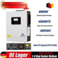 6KW Solar Wechselrichter Hybrid Off Grid 6000W MPPT 230V ohne Batterie Inverter