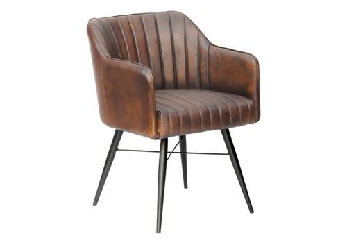 Stuhl echtleder 54x68x78 - echtleder,