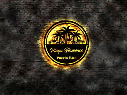 Led deko playa flamenco - deko,