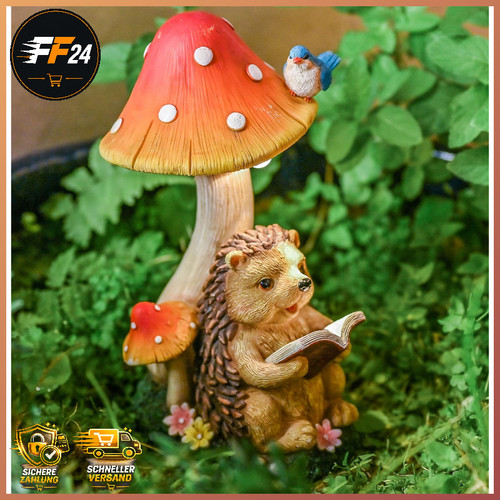 Gartendeko igel figur solar - figur,