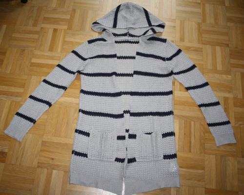 Lange offene strickjacke - lange,