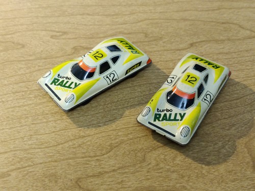 Zwei turbo rally blechautos - turbo,