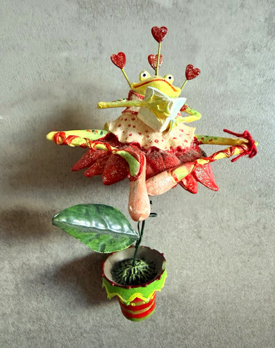 Frosch dekofigur blumentopf - frosch,